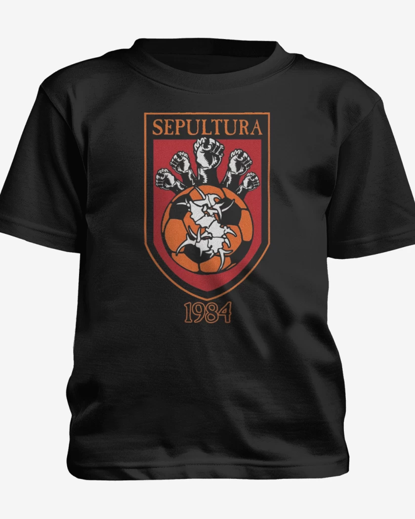 Polera de niño Negro de Sepultura FC
