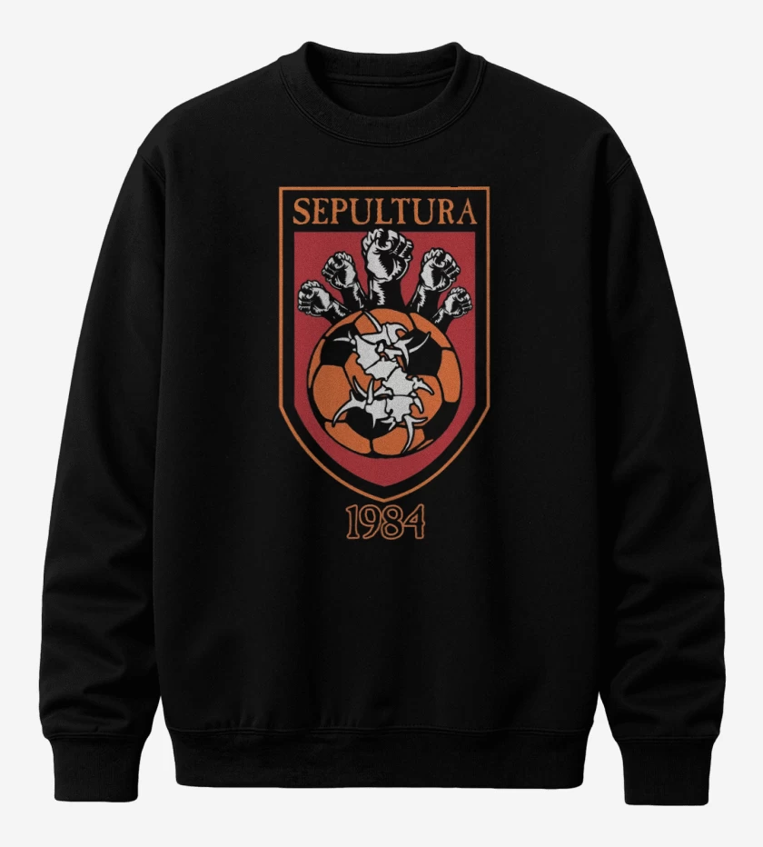 Poleron polo Negro de Sepultura FC