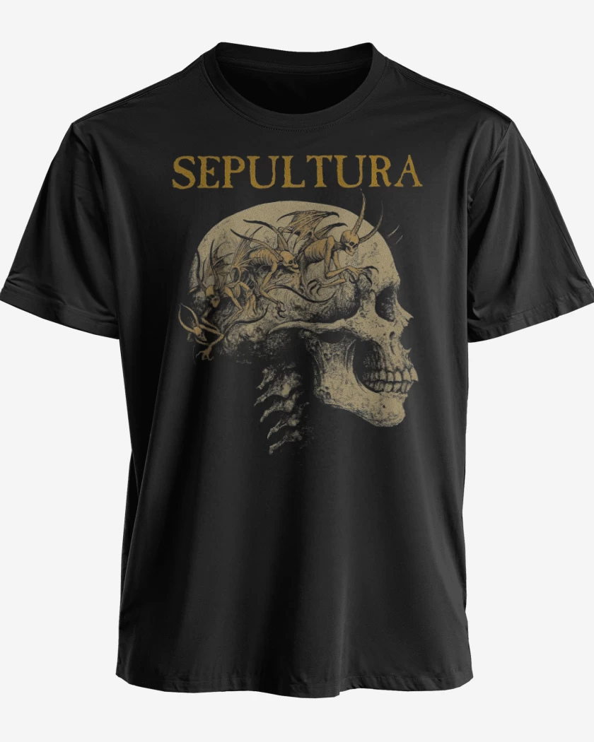 Polera Sepultura Calavera