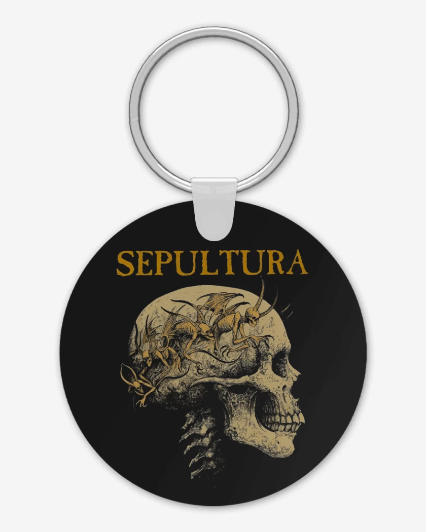 Llavero Sepultura Calavera