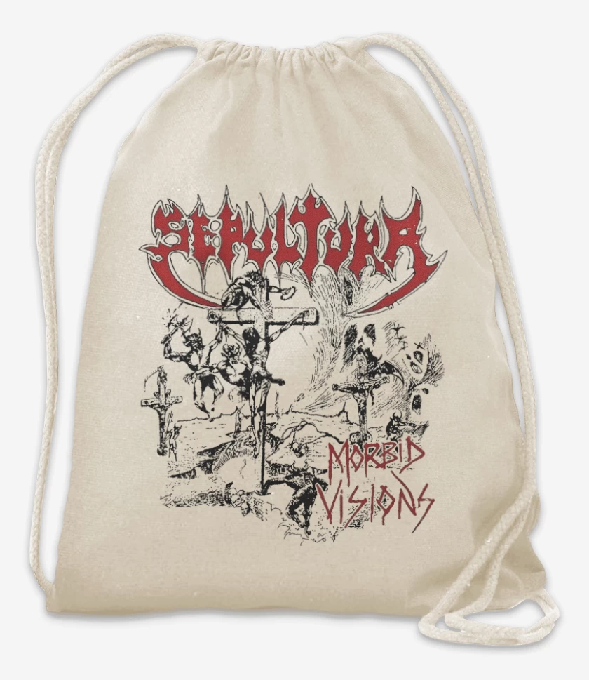 Mochila Blanco de Sepultura Morbid