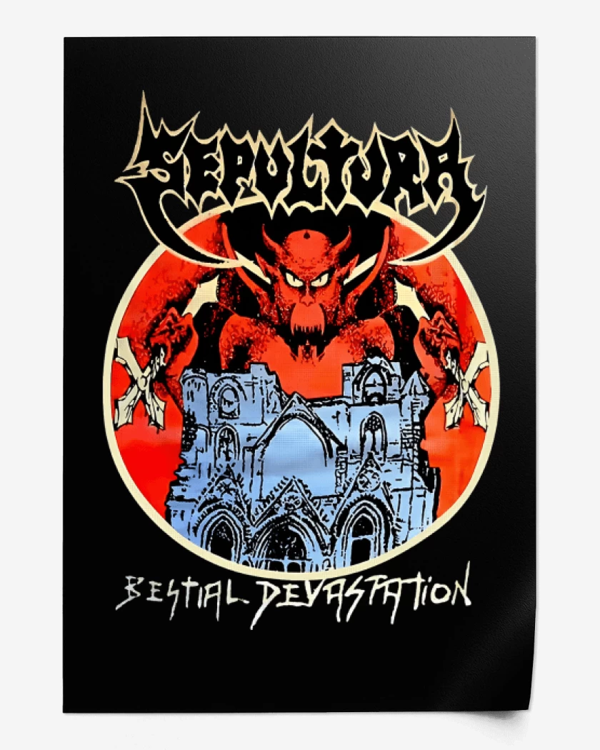 Print Sepultura Bestial 