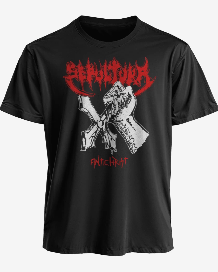 Polera Sepultura Antichrist
