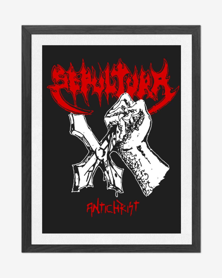 Cuadro decorativo Sepultura Antichrist