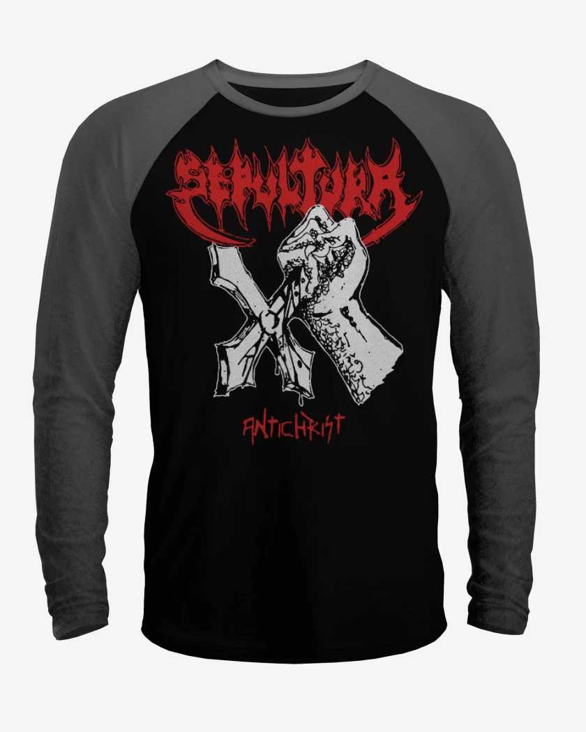 Polera Raglan Sepultura Antichrist
