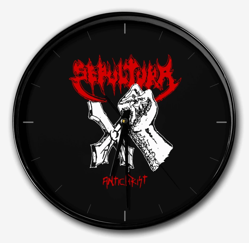 Reloj Negro de Sepultura Antichrist