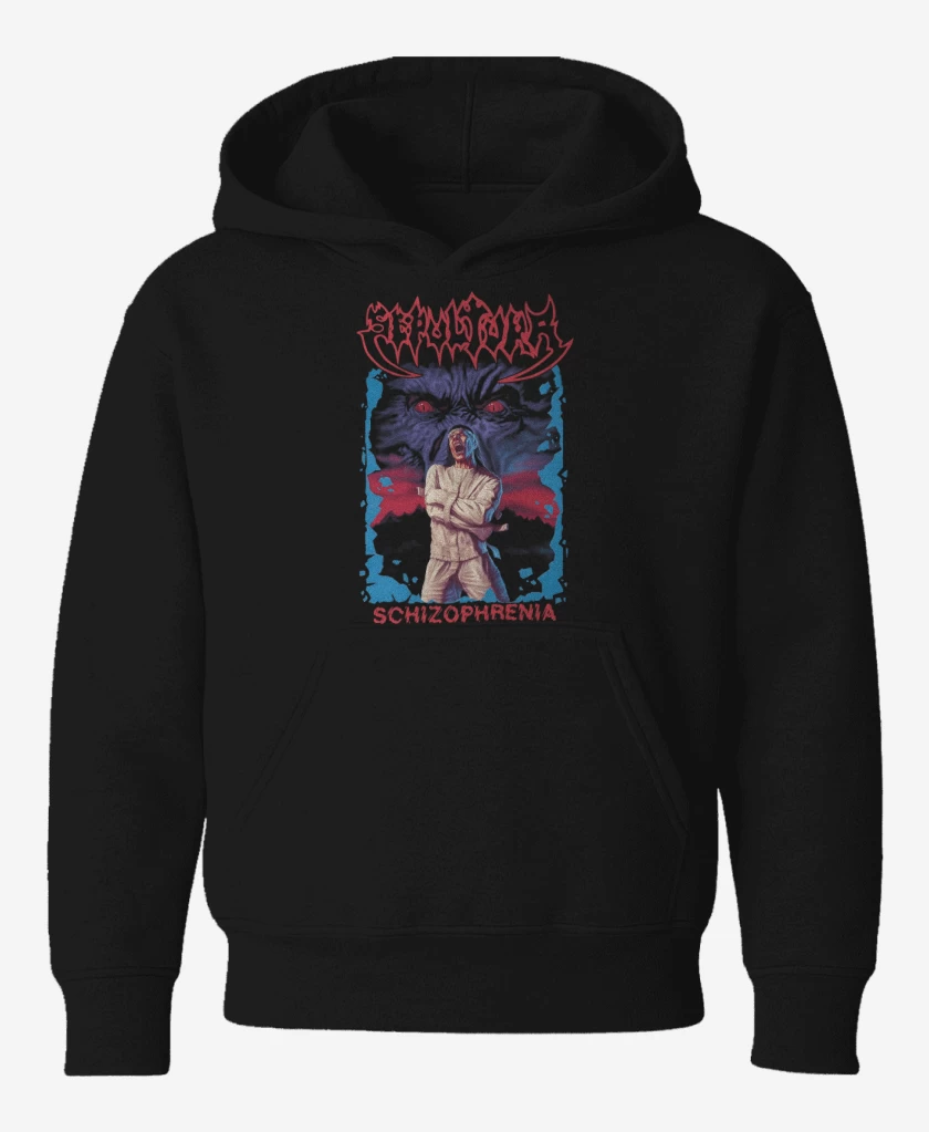 Poleron de niño Negro de Sepultura Schizo