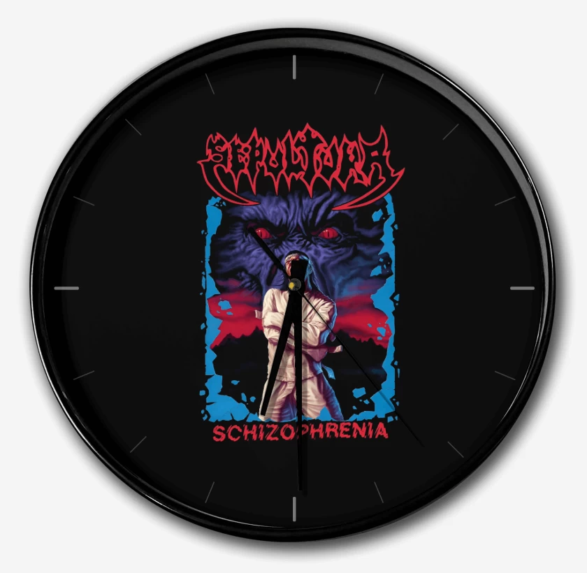 Reloj Negro de Sepultura Schizo