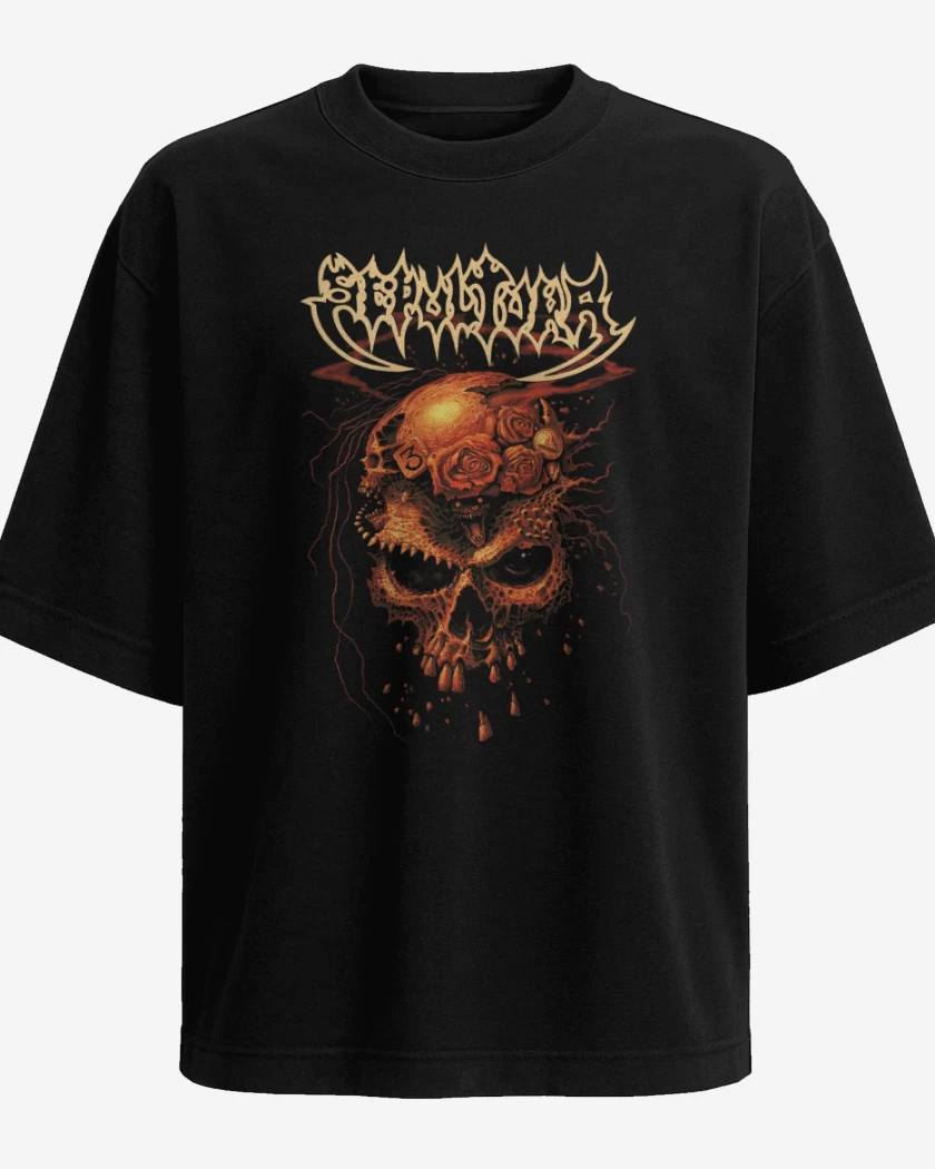 Polera Oversize Negro de Sepultura Beneath