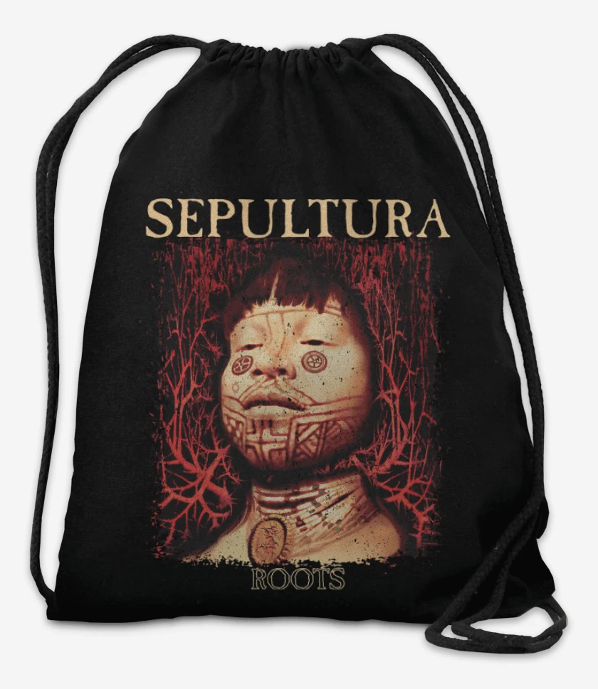 Mochila Negro de Sepultura Roots