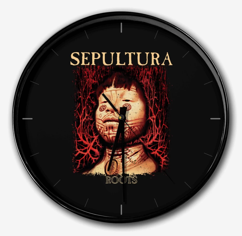 Reloj Negro de Sepultura Roots