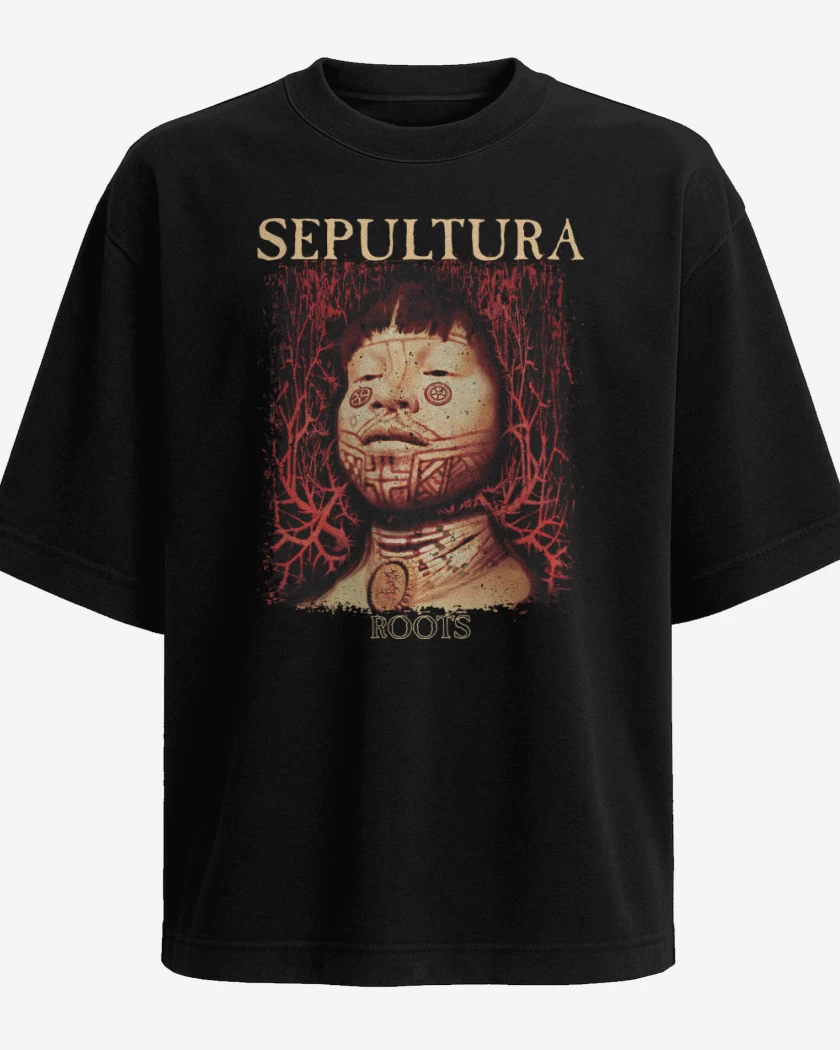 Polera Oversize Sepultura Roots