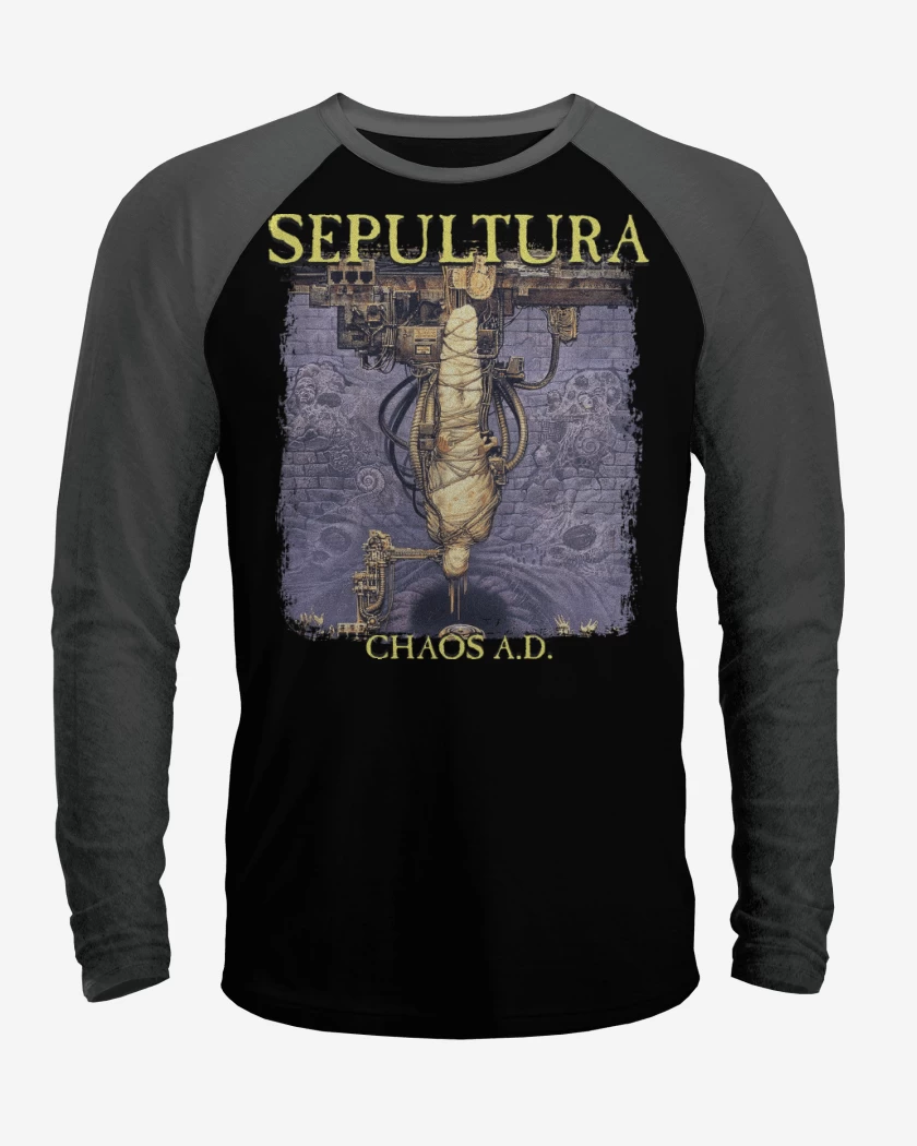 Polera Raglan Sepultura Chaos AD