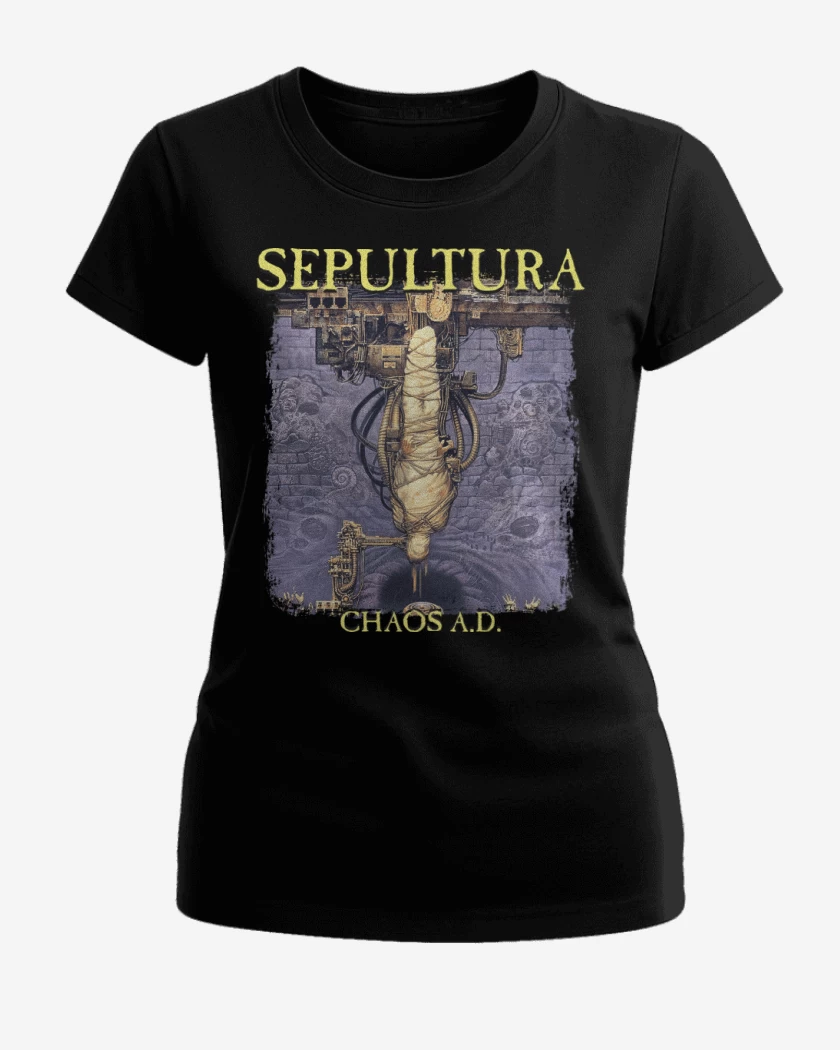Polera de Mujer Sepultura Chaos AD