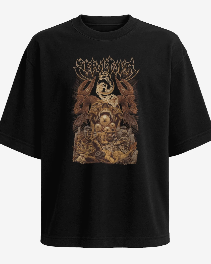 Polera Oversize Sepultura Arise v2