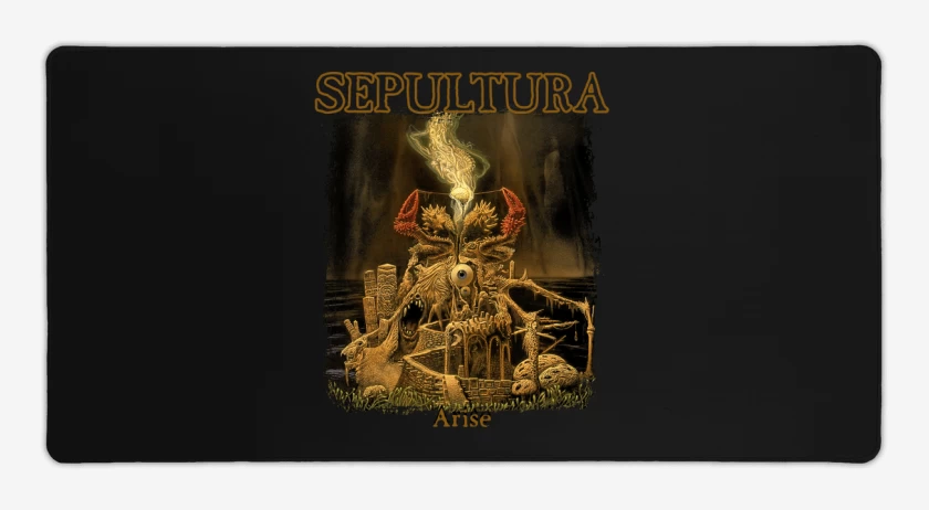 Mouse pad Gamer Negro de Sepultura Arise