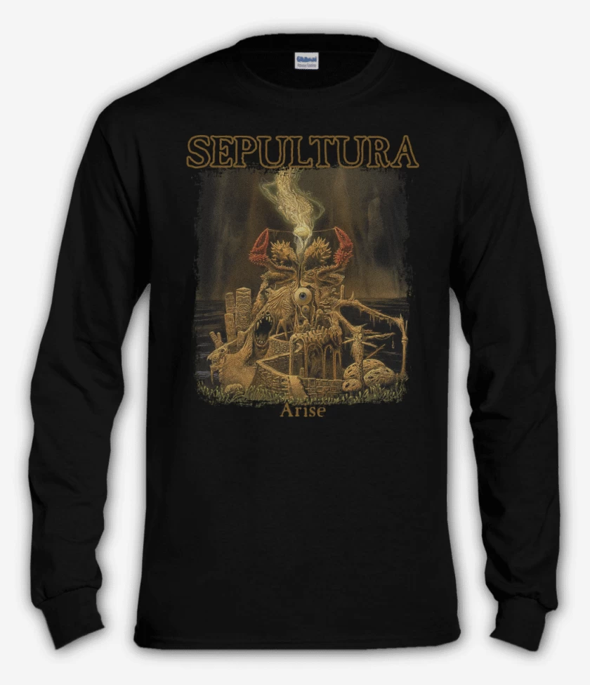 Polera manga larga Sepultura Arise