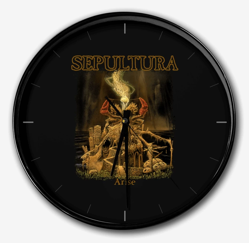 Reloj Negro de Sepultura Arise