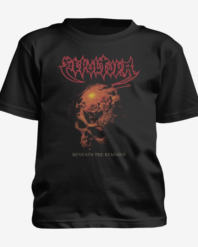 Polera de niño Negro de Sepultura Beneath the Remains