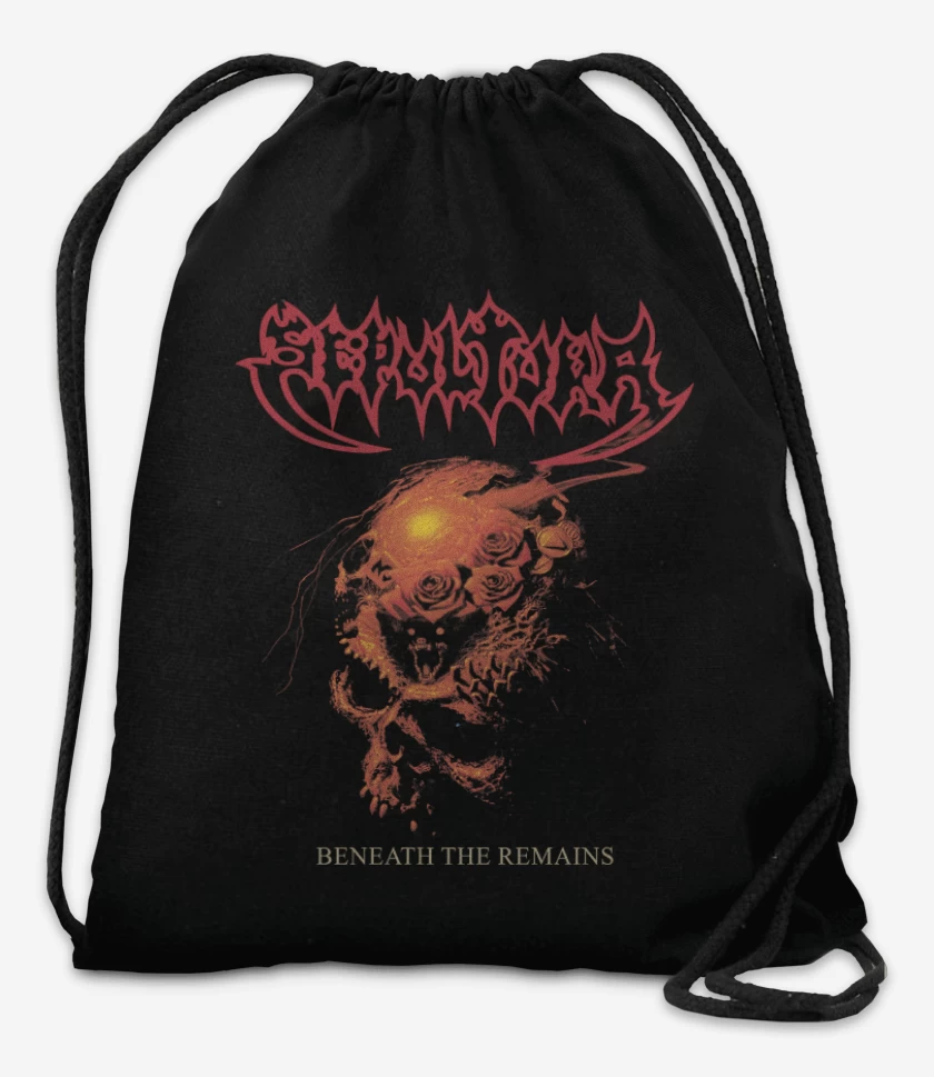 Mochila Negro de Sepultura Beneath the Remains