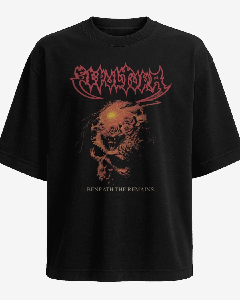 Polera Oversize Sepultura Beneath the Remains