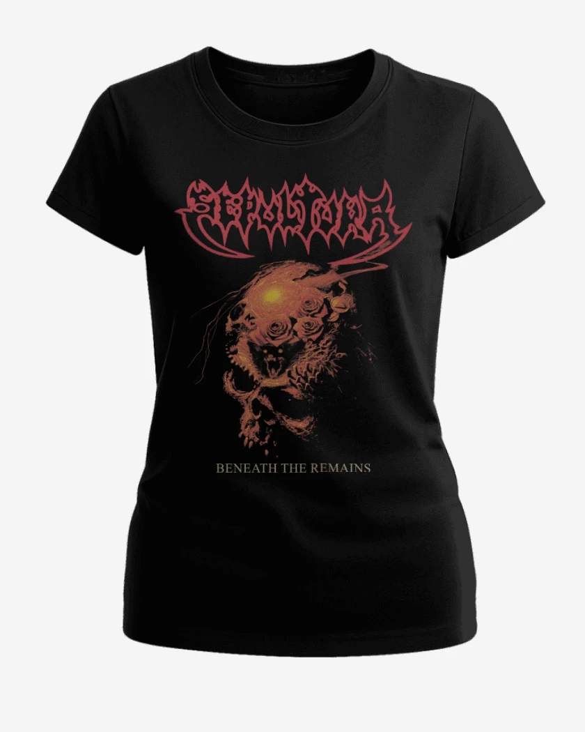 Polera de Mujer Negro de Sepultura Beneath the Remains