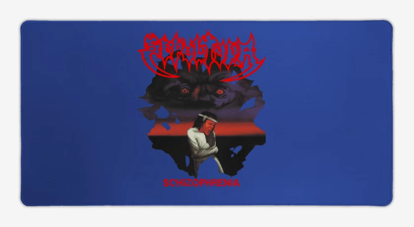 Mouse pad Gamer Azul Rey de Sepultura Schizophrenia