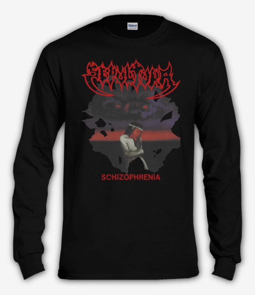 Polera manga larga Sepultura Schizophrenia