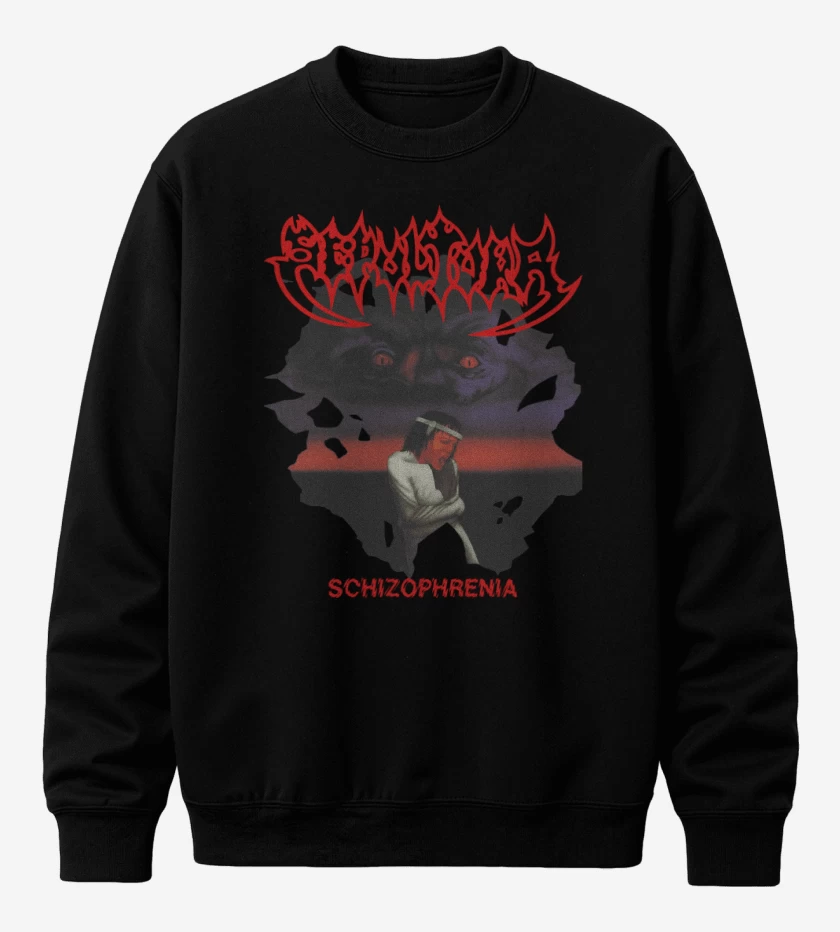 Poleron polo Negro de Sepultura Schizophrenia