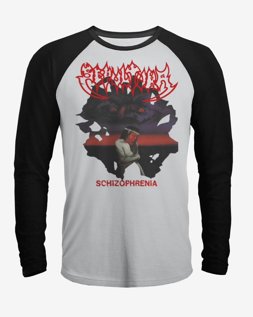 Polera Raglan Sepultura Schizophrenia