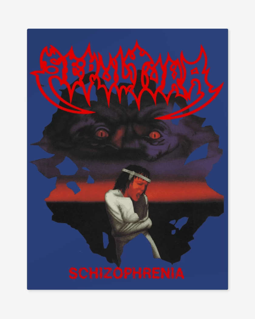 Print metalico Sepultura Schizophrenia
