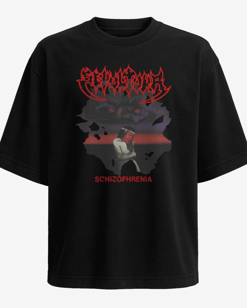 Polera Oversize Sepultura Schizophrenia