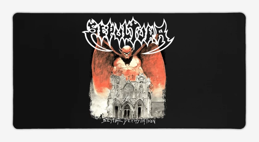 Mouse pad Gamer Sepultura Bestial Devastation