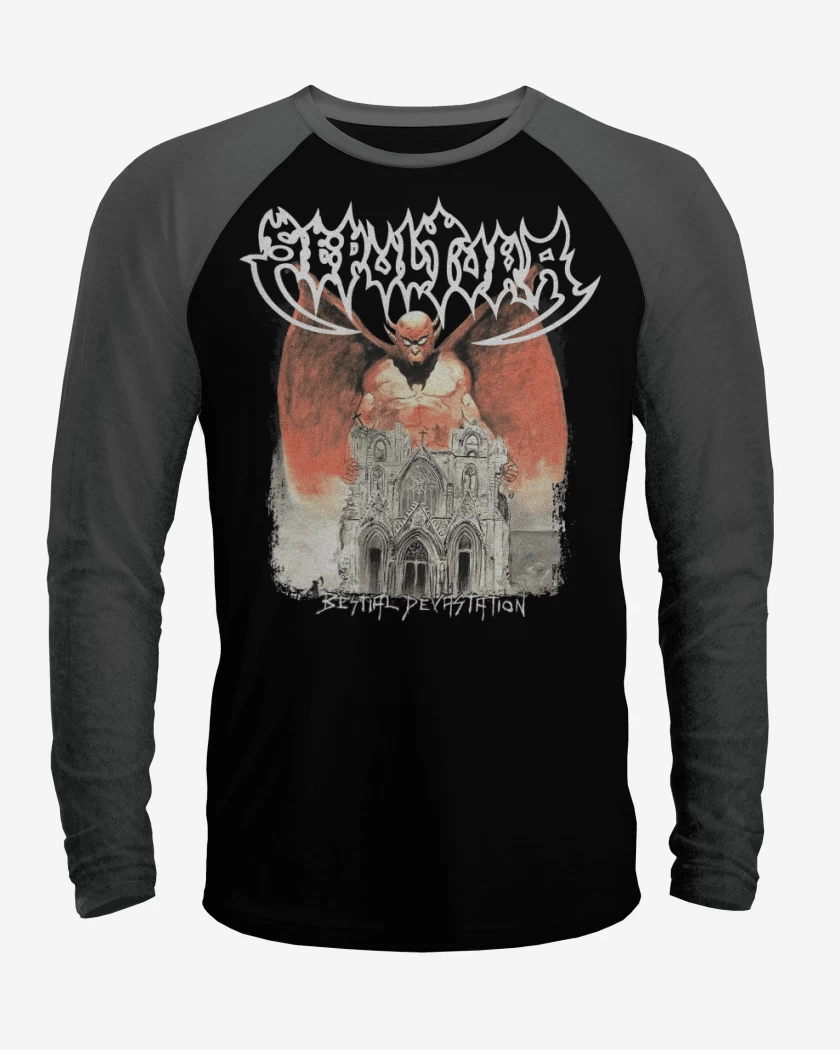 Polera Raglan Sepultura Bestial Devastation