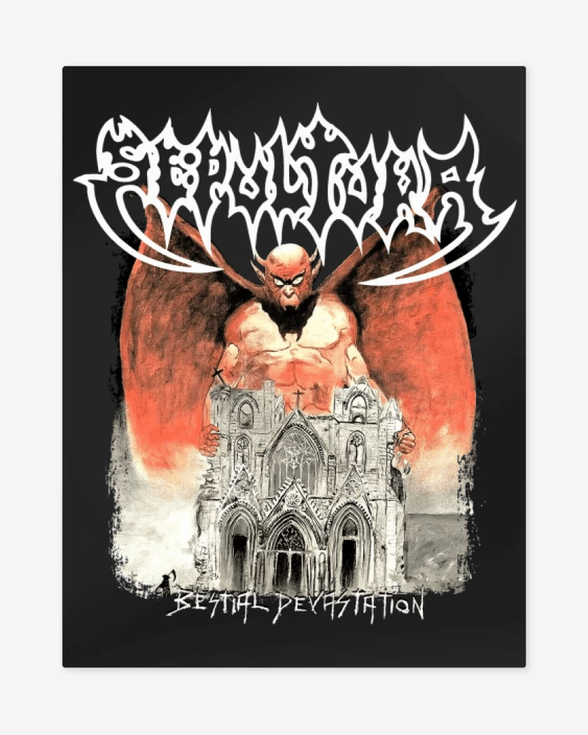 Print metalico Sepultura Bestial Devastation