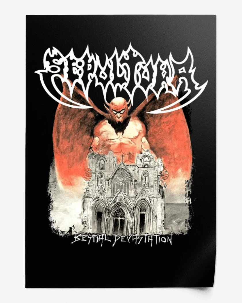 Print Sepultura Bestial Devastation