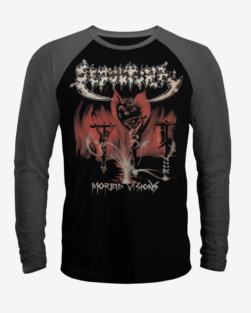 Polera Raglan Sepultura Morbid Visions