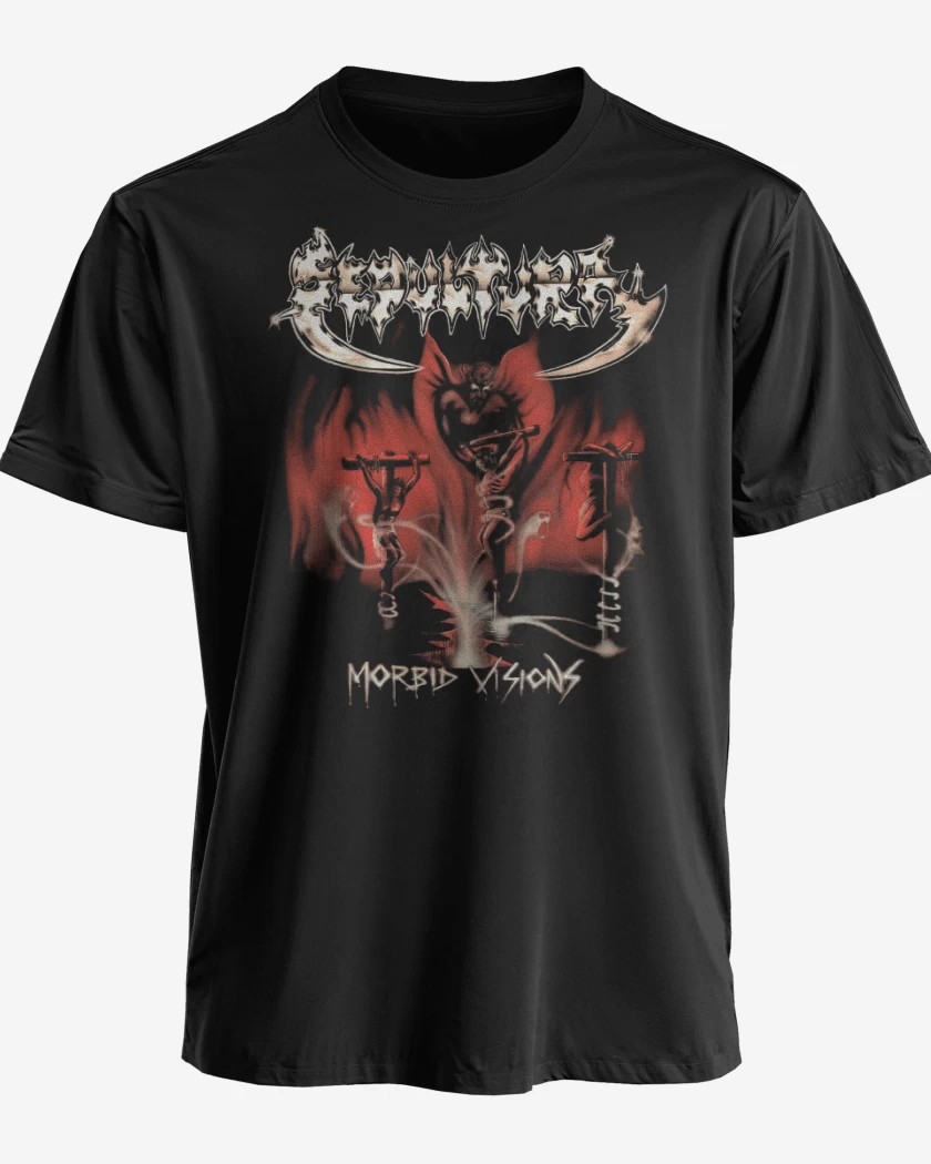 Polera premium Sepultura Morbid Visions