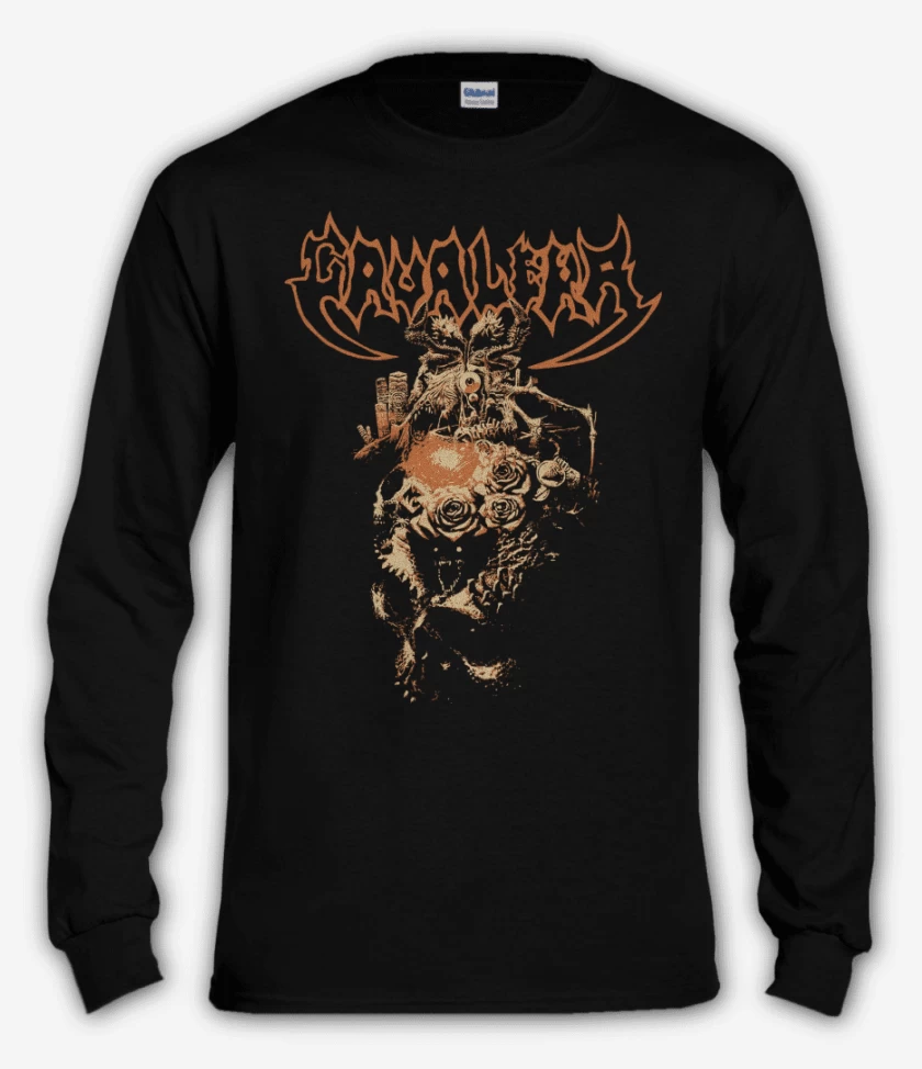 Polera manga larga Negro de Cavalera Beneath Arise