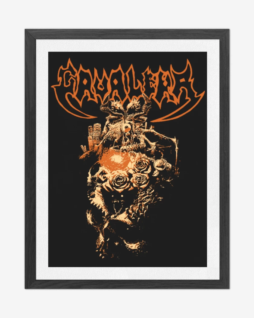 Cuadro decorativo Negro de Cavalera Beneath Arise