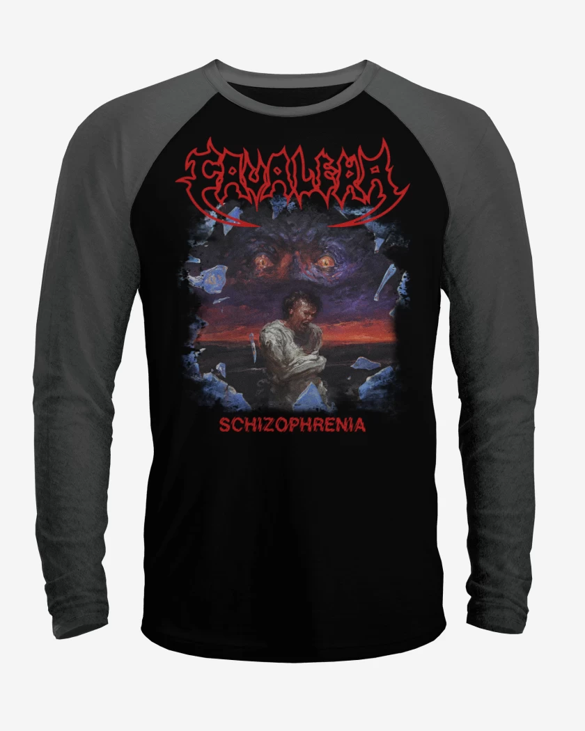 Polera Raglan Cavalera Schizophrenia