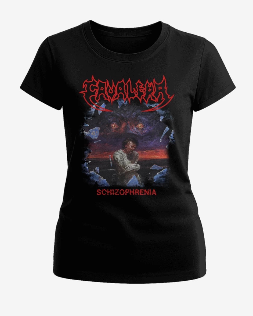 Polera de Mujer Negro de Cavalera Schizophrenia