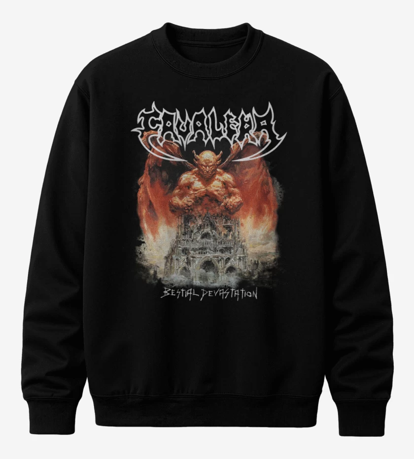 Poleron polo Cavalera Bestial Devastation