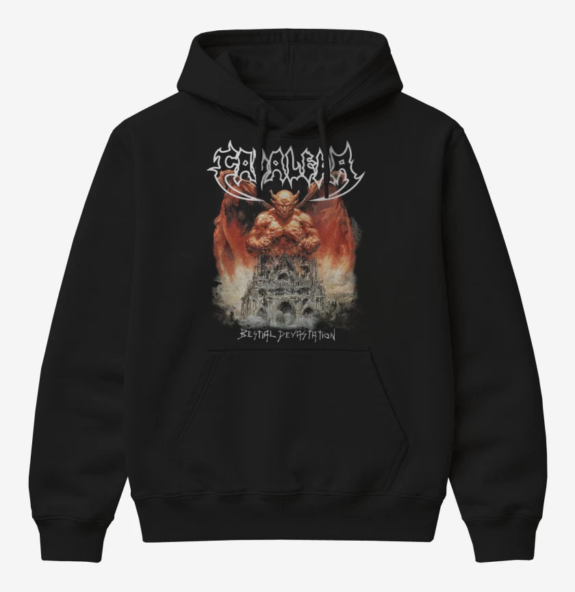 Poleron Canguro básico Cavalera Bestial Devastation