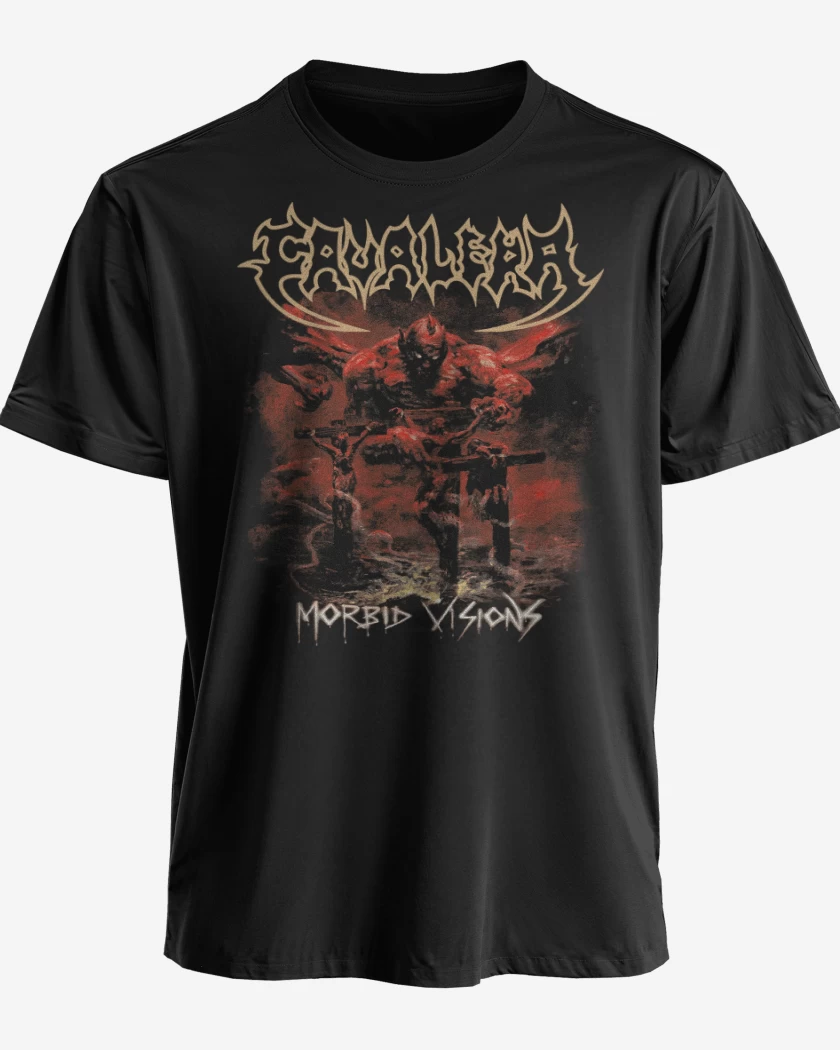Polera premium Negro de Cavalera Morbid Visions
