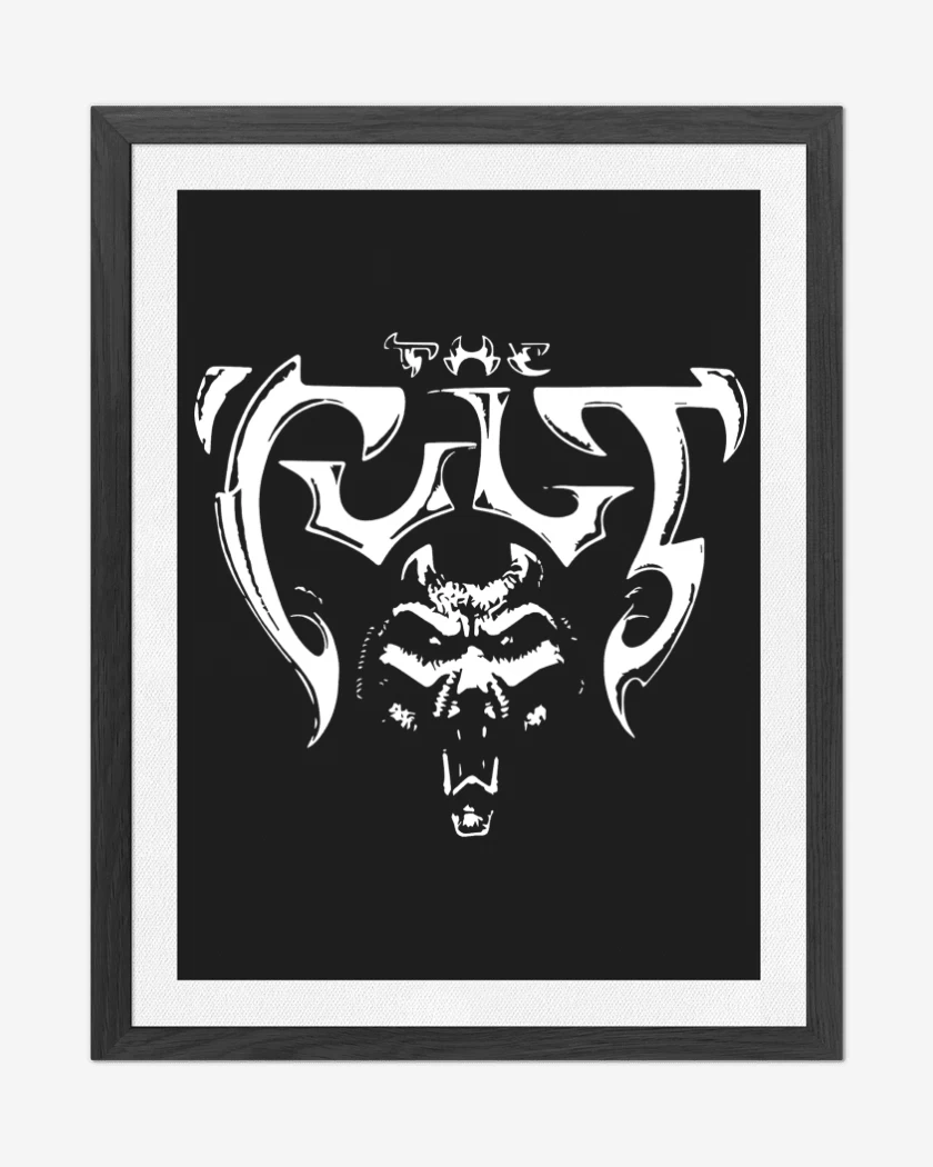 Cuadro decorativo Negro de The Cult Logo