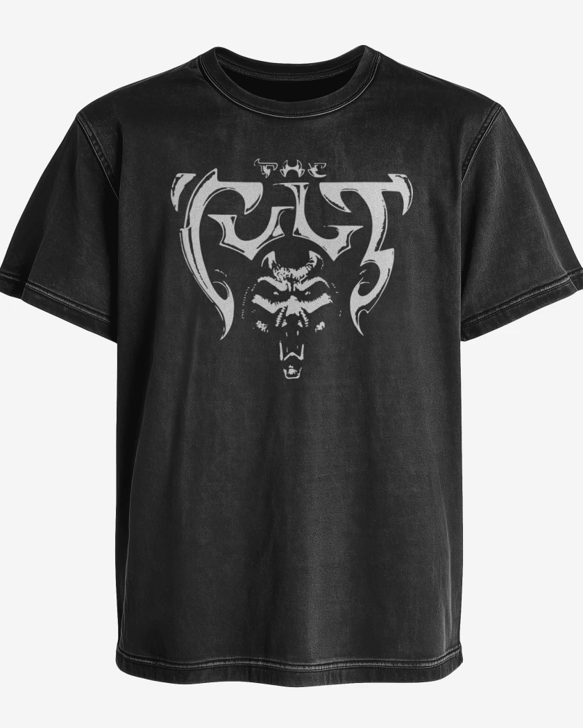 Polera desgastada The Cult Logo