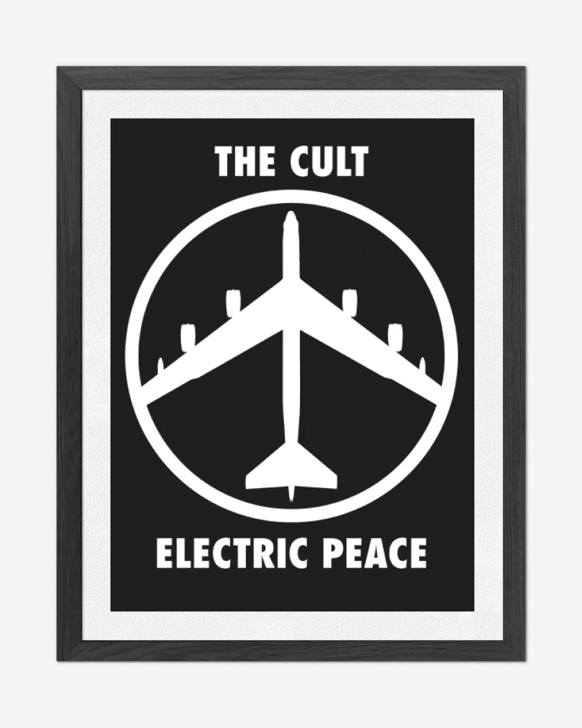 Cuadro decorativo Negro de The Cult Electric Peace