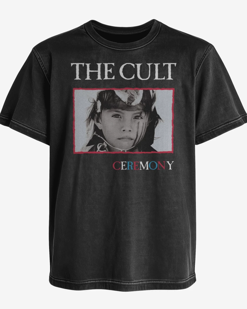 Polera desgastada The Cult Ceremony