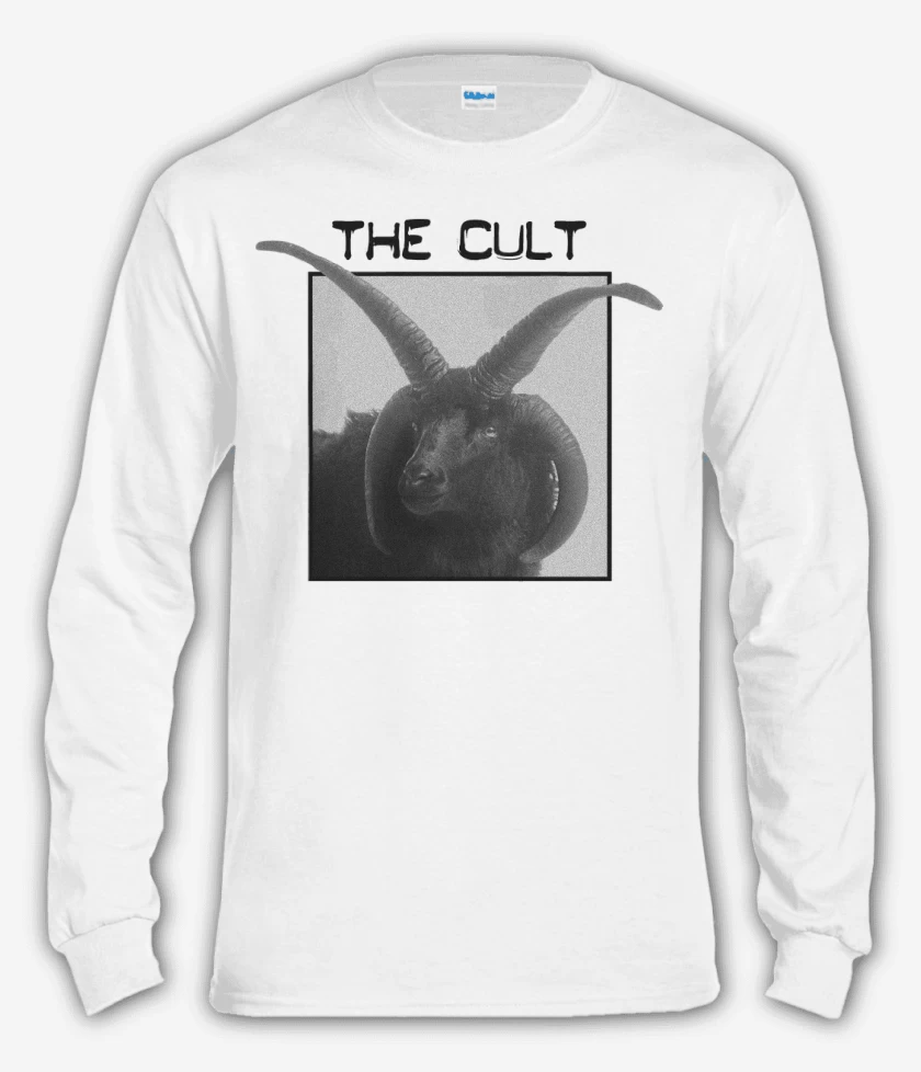 Polera manga larga Blanco de The Cult